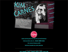 Tablet Screenshot of kimcarnes.com